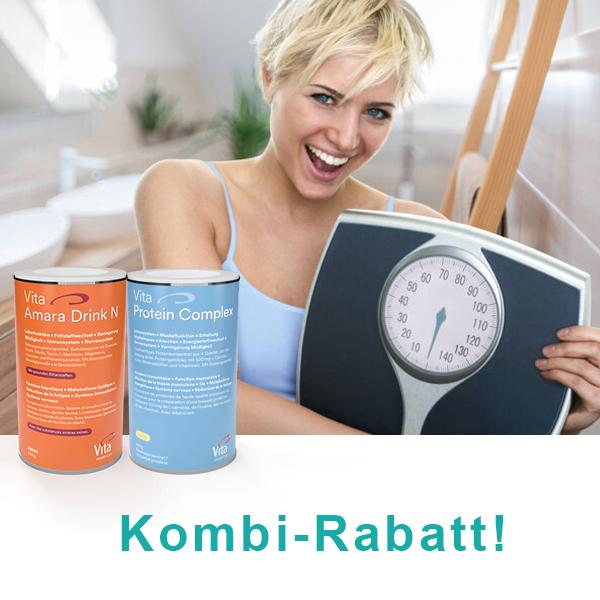 VITAKOMBI537+217 Amara Drink Pulver Dose 240g + Protein Complex 360g Dose